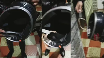 snake came out of helmet viral video- India TV Hindi