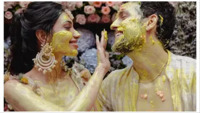 Alana pandey haldi- India TV Hindi