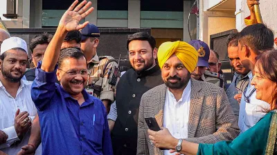 Arvind Kejriwal, Bhagwant Mann, Amritpal Singh- India TV Hindi