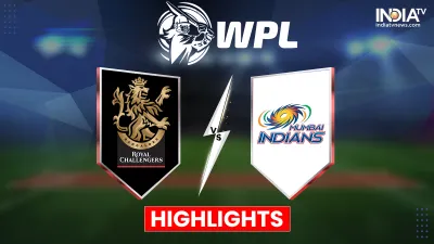 WPL 2023 RCB vs MI- India TV Hindi