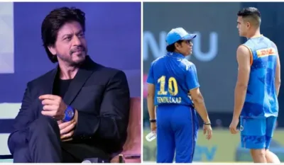 shah rukh khan tweet on sachin tendulkar son arjun tendulkar ipl debut mi vs kkr ipl 2023 - India TV Hindi