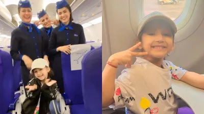 Little Girl Dance Video, girl dance with air hostess in plane ...
