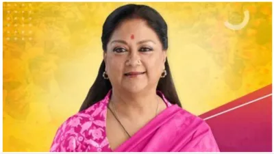 Vasundhara Raje targeted CM Ashok Gehlot, said this about Sachin Pilot- India TV Hindi