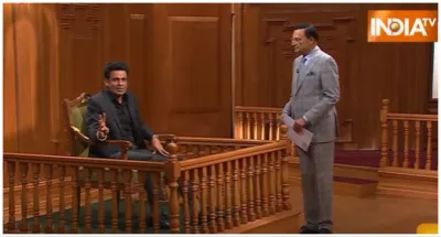 Manoj Bajpayee in Aap Ki Adalat.- India TV Hindi