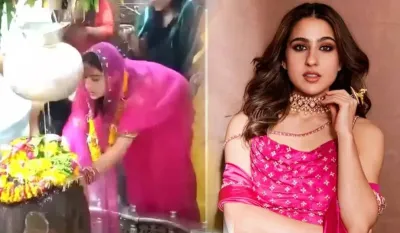 Sara Ali Khan, Sara Ali Khan in ujjain, Sara Ali Khan at mahakal- India TV Hindi