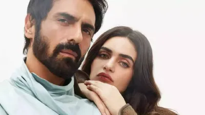 Arjun Rampal And Gabriella Demetriades- India TV Hindi