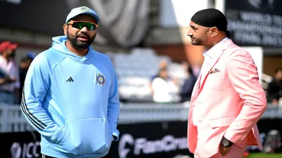 Harbhajan Singh and Rohit Sharma- India TV Hindi