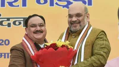 bjp chief jp nadda and home minister amit shah- India TV Hindi