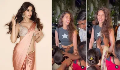 Disha Patani, disha patani stuck among beggars- India TV Hindi