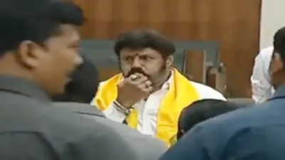 balakrishna blows whistle- India TV Hindi