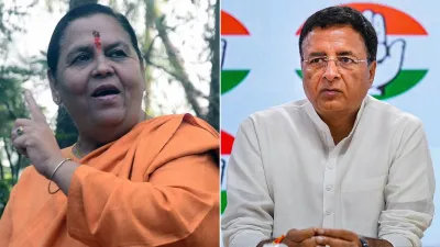 uma bharti randeep surjewala- India TV Hindi