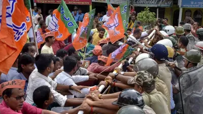 bjp protest- India TV Hindi