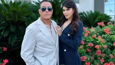 Jacqueline Fernandez with jean claude van damme - India TV Hindi