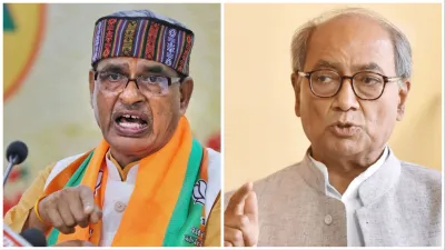 Digvijay Singh took a jibe at the statement said Shivraj Singh Chauhan is showing red eyes- India TV Hindi