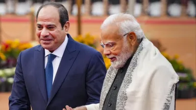 Modi and Egyptian President- India TV Hindi