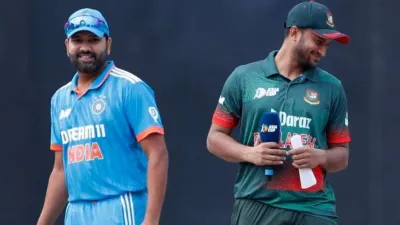 Rohit Sharma And Shakib Al Hasan- India TV Hindi