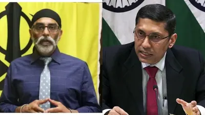  Gurpatwant Singh Pannu, Khalistani terrorist, Canada, Foreign Ministry, Arindam Bagchi- India TV Hindi