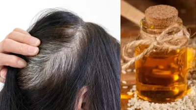 sesame oil for grey hair- India TV Hindi