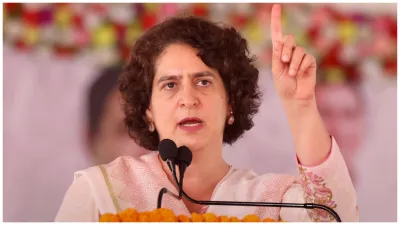 Priyanka Gandhi attacked the central government said spreading false news of dissolving the wrestlin- India TV Hindi