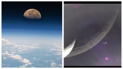 nasa share moon amazing photo- India TV Hindi