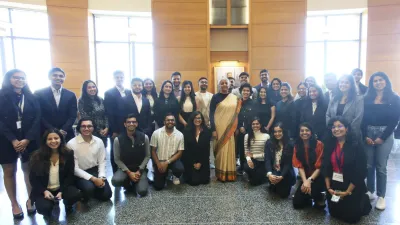 Finance Minister Nirmala Sitharaman with students- India TV Paisa