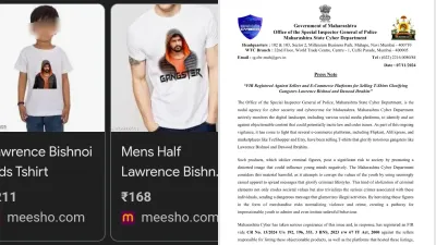 Lawrance Bishnoi T Shirt FIR- India TV Hindi