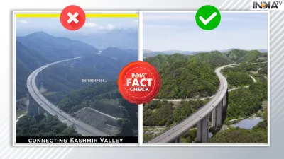 Fact Check South Korea overbridge was described as Jammu National Highway the claim is fake- India TV Hindi