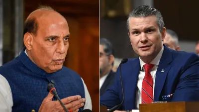 पाकिस्तान से टेंशन के बीच राजनाथ सिंह ने अमेरिकी रक्षा मंत्री को किया फोन, पहलगाम मुद्दे पर चर्चा की संभावना - India TV Hindi