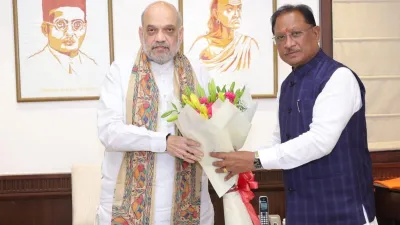 CM साय ने गृह मंत्री अमित शाह से की मुलाकात, नक्सल ऑपरेशन की सफलता के बारे  में दी जानकारी - India TV Hindi