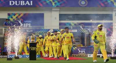 &amp;nbsp; &amp;nbsp; इंडियन प्रीमियर लीग 2021 के फाइनल मुकाबले में चेन्नई सुपरकिंग्स ने कोलकाता नाइट राइडर्स को 27 रन से हरा दिया। इस जीत के साथ ही चेन्नई की टीम ने चौथी बार खिताब पर कब्जा जमाया।