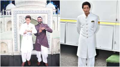 बॉलीवुड सुपरस्टार शाहरुख खान रेमो डीसूजा के टीवी शो डांस प्लस 5 में पहुंचे हैं। सेट से कुछ तस्वीरें सामने आई है।&amp;nbsp;
