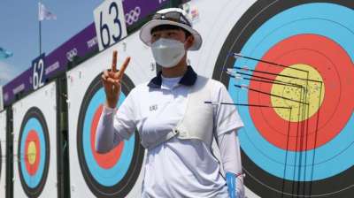 साउथ कोरिया की अन सान ने शुक्रवार को महिला रैंकिंग राउंड में 680 स्कोर कर ओलंपिक रिकॉर्ड कायम किया।