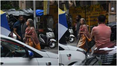 डिंपल कपाड़िया हॉलीवुड फिल्म 'टेनेट' की मुंबई में शूटिंग कर रही हैं।