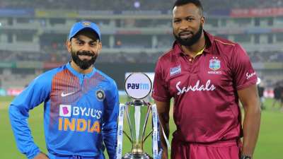 भारत और वेस्टइंडीज के बीच तीन टी20 मैच की सीरीज का पहला मैच हैदराबाद में खेला गया। इस मैच में भारत ने टॉस जीतकर पहले गेंदबाजी करने का निर्णय लिया।