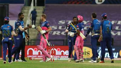 आईपीएल 2020 के 45वें मुकाबले में राजस्थान रॉयल्स ने मुंबई इंडियंस पर 8 विकेट से आसान जीत दर्ज की।