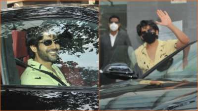 बॉलीवुड अभिनेता कार्तिक आर्यन मुंबई में कैमरे में कैद किए गए। इस दौरान वह अपनी शानदार नई कार में सवार थे।&amp;nbsp;&amp;nbsp;