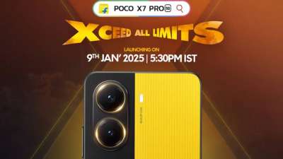 Poco X7 और Poco X7 Pro 2025 की शुरुआत में 9 जनवरी को लॉन्च हो रहे हैं। पोको की यह मिड बजट स्मार्टफोन सीरीज दमदार फीचर्स के साथ आएगी। कंपनी ने इस सीरीज के प्रोसेसर समेत कई जानकारियां कंफर्म कर दी हैं। इस सीरीज को ई-कॉमर्स वेबसाइट Flipkart पर भी लिस्ट किया गया है।