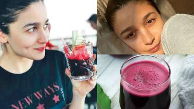 आलिया भट्ट बॉलीवुड इंडस्ट्री की इस समय सबसे बेहतरीन एक्ट्रेसेस में से एक हैं। आलिया सिर्फ अपने काम को लेकर ही जुनूनी नहीं हैं बल्कि अपनी स्किन का भी खूब केयर करती हैं। अपनी स्किन के लिए वो अच्छी डाइट फॉलो करती हैं। अपनी स्किन के लिए एक्ट्रेस बीटरूट का जूस पीती हैं। बता दें पोषक तत्वों और एंटीऑक्सीडेंट से भरपूर चुकंदर का रस रक्त प्रवाह को बढ़ाकर, शरीर से विषैले तत्वों को बाहर निकालकर और कोलेजन उत्पादन को बढ़ावा देकर चमकदार और स्वस्थ त्वचा पाने में योगदान देता है। आलिया भट्ट बॉलीवुड इंडस्ट्री की इस समय सबसे बेहतरीन एक्ट्रेसेस में से एक हैं। आलिया सिर्फ अपने काम को लेकर ही जुनूनी नहीं हैं बल्कि अपनी स्किन का भी खूब केयर करती हैं। अपनी स्किन के लिए वो अच्छी डाइट फॉलो करती हैं। अपनी स्किन के लिए एक्ट्रेस बीटरूट का जूस पीती हैं। बता दें पोषक तत्वों और एंटीऑक्सीडेंट से भरपूर चुकंदर का रस रक्त प्रवाह को बढ़ाकर, शरीर से विषैले तत्वों को बाहर निकालकर और कोलेजन उत्पादन को बढ़ावा देकर चमकदार और स्वस्थ त्वचा पाने में योगदान देता है।