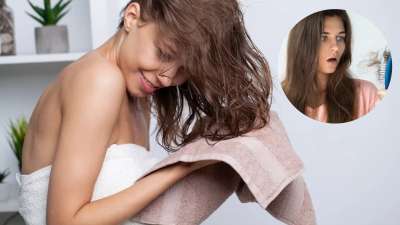 इन दिनों अपने बालों की केयर को लेकर लोग बेहद सावधानी बरतते हैं। लेकिन नहाने के बाद हम एक ऐसी गलती कर बैठते हैं जो हेयर फॉल की सबसे बड़ी वजह बन सकती है। दरअसल, नहाने के बाद ज्यादातर महिलाएं अपने सिर से पानी को सुखाने के लिए तौलियां लपेट लेती हैं। लेकिन क्या आप जानते हैं कि ऐसा करन आपके बालों के लिए नुकसानदायक होता है। चलिए जानते हैं हमें गीले बालों पर तौलियां किन वजहों से नहीं लपेटना चाहिए
इन दिनों अपने बालों की केयर को लेकर लोग बेहद सावधानी बरतते हैं। लेकिन नहाने के बाद हम एक ऐसी गलती कर बैठते हैं जो हेयर फॉल की सबसे बड़ी वजह बन सकती है। दरअसल, नहाने के बाद ज्यादातर महिलाएं अपने सिर से पानी को सुखाने के लिए तौलियां लपेट लेती हैं। लेकिन क्या आप जानते हैं कि ऐसा करन आपके बालों के लिए नुकसानदायक होता है। चलिए जानते हैं हमें गीले बालों पर तौलियां किन वजहों से नहीं लपेटना चाहिए