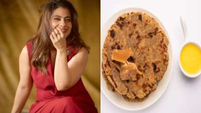 गांव देहात में आज भी लोग रोटी पर घी और गुड़ लगाकर खाते हैं। लेकिन ये डिश बॉलीवुड एक्ट्रेस काजोल को भी पसंद है। कर्लीटेल्स को दिए इंटरव्यू में काजोल ने बताया कि उन्हें कुछ अच्छा खाने का मन होता है तो घी, गुड़ रोटी खाती हैं। गांव देहात में आज भी लोग रोटी पर घी और गुड़ लगाकर खाते हैं। लेकिन ये डिश बॉलीवुड एक्ट्रेस काजोल को भी पसंद है। कर्लीटेल्स को दिए इंटरव्यू में काजोल ने बताया कि उन्हें कुछ अच्छा खाने का मन होता है तो घी, गुड़ रोटी खाती हैं।