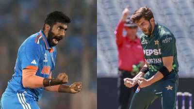 वर्ल्ड क्रिकेट में इस समय भारतीय टीम के तेज गेंदबाज जसप्रीत बुमराह का सामना करते हुए बल्लेबाज साफतौर पर दबाव में दिखाई देते हैं। टीम इंडिया के तेज गेंदबाज बुमराह की गिनती मौजूदा दौर के सबसे खतरनाक गेंदबाजों में की जाती है। वहीं एशिया कप 2025 में पाकिस्तान के खिलाफ होने वाले मुकाबले को लेकर सभी की नजरें बुमराह के प्रदर्शन पर भी टिकी हुई हैं। वहीं हम आपको जसप्रीत बुमराह और पाकिस्तानी टीम के प्रमुख तेज गेंदबाज शाहीन अफरीदी के बीच टी20 इंटरनेशनल में तुलना के बारे में बताने जा रहे हैं। वर्ल्ड क्रिकेट में इस समय भारतीय टीम के तेज गेंदबाज जसप्रीत बुमराह का सामना करते हुए बल्लेबाज साफतौर पर दबाव में दिखाई देते हैं। टीम इंडिया के तेज गेंदबाज बुमराह की गिनती मौजूदा दौर के सबसे खतरनाक गेंदबाजों में की जाती है। वहीं एशिया कप 2025 में पाकिस्तान के खिलाफ होने वाले मुकाबले को लेकर सभी की नजरें बुमराह के प्रदर्शन पर भी टिकी हुई हैं। वहीं हम आपको जसप्रीत बुमराह और पाकिस्तानी टीम के प्रमुख तेज गेंदबाज शाहीन अफरीदी के बीच टी20 इंटरनेशनल में तुलना के बारे में बताने जा रहे हैं।
