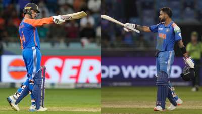 अभिषेक शर्मा ने जब से टी20 इंटरनेशनल क्रिकेट में डेब्यू किया है उसके बाद से उनका खौफ साफतौर पर विरोधी टीम के गेंदबाजों में देखने को मिला है। अभिषेक ने अपने छोटे से टी20 इंटरनेशनल करियर में अभी तक कई शानदार पारियां खेली हैं, जिसके दम पर टीम इंडिया जीत हासिल करने में कामयाब रही है। वहीं ऐसे में हम आपको अभिषेक शर्मा और विराट कोहली की टी20 इंटरनेशनल में तुलना के बारे में बताने जा रहे हैं। अभिषेक शर्मा ने जब से टी20 इंटरनेशनल क्रिकेट में डेब्यू किया है उसके बाद से उनका खौफ साफतौर पर विरोधी टीम के गेंदबाजों में देखने को मिला है। अभिषेक ने अपने छोटे से टी20 इंटरनेशनल करियर में अभी तक कई शानदार पारियां खेली हैं, जिसके दम पर टीम इंडिया जीत हासिल करने में कामयाब रही है। वहीं ऐसे में हम आपको अभिषेक शर्मा और विराट कोहली की टी20 इंटरनेशनल में तुलना के बारे में बताने जा रहे हैं।