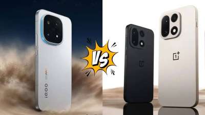 iQOO 15 vs OnePlus 15: आईकू ने हाल ही में भारतीय बाजार में अपना फ्लैगशिप फोन लॉन्च किया है। यह क्वालकॉम के सबसे लेटेस्ट प्रीमियम प्रोसेसर के साथ आने वाला कंपनी का पहला फोन है। इससे पहले वनप्लस 15 को भी इसी प्रोसेसर के साथ भारत में लॉन्च किया जा चुका है। ये दोनों फोन 72,999 रुपये की शुरुआती कीमत में लॉन्च किए हैं। इनमें से कौन सा फोन खरीदना आपके लिए फायदेमंद होगा? आइए जानते हैं... iQOO 15 vs OnePlus 15: आईकू ने हाल ही में भारतीय बाजार में अपना फ्लैगशिप फोन लॉन्च किया है। यह क्वालकॉम के सबसे लेटेस्ट प्रीमियम प्रोसेसर के साथ आने वाला कंपनी का पहला फोन है। इससे पहले वनप्लस 15 को भी इसी प्रोसेसर के साथ भारत में लॉन्च किया जा चुका है। ये दोनों फोन 72,999 रुपये की शुरुआती कीमत में लॉन्च किए हैं। इनमें से कौन सा फोन खरीदना आपके लिए फायदेमंद होगा? आइए जानते हैं...