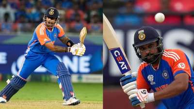 भारत और ऑस्ट्रेलिया के बीच इस वक्त पांच टी-20 इंटरनेशनल मैचों की सीरीज खेली जा रही है। इस सीरीज में सूर्यकुमार यादव टीम इंडिया की कप्तानी कर रहे हैं। बल्लेबाज के तौर पर इस फॉर्मेट में सूर्या के आंकड़े काफी अच्छे रहे हैं। ऐसे में आज हम उनकी तुलना रोहित शर्मा से करेंगे और आपको बताएंगे 92-92 टी-20 इंटरनेशनल मैचों के बाद दोनों प्लेयर्स का रिकॉर्ड कैसा था। बता दें कि टी-20 वर्ल्ड कप 2024 का खिताब जीतने के बाद रोहित ने इस फॉर्मेट से संन्यास ले लिया था। भारत और ऑस्ट्रेलिया के बीच इस वक्त पांच टी-20 इंटरनेशनल मैचों की सीरीज खेली जा रही है। इस सीरीज में सूर्यकुमार यादव टीम इंडिया की कप्तानी कर रहे हैं। बल्लेबाज के तौर पर इस फॉर्मेट में सूर्या के आंकड़े काफी अच्छे रहे हैं। ऐसे में आज हम उनकी तुलना रोहित शर्मा से करेंगे और आपको बताएंगे 92-92 टी-20 इंटरनेशनल मैचों के बाद दोनों प्लेयर्स का रिकॉर्ड कैसा था। बता दें कि टी-20 वर्ल्ड कप 2024 का खिताब जीतने के बाद रोहित ने इस फॉर्मेट से संन्यास ले लिया था।