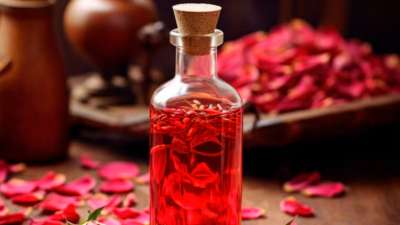 गुलाब जल एक नेचुरल ह्यूमेक्टेंट है, जो त्वचा में नमी को लॉक करता है। रात में इसे लगाने से सुबह आपकी त्वचा रूखी नहीं लगती और उसमें एक प्राकृतिक चमक बनी रहती है।
गुलाब जल एक नेचुरल ह्यूमेक्टेंट है, जो त्वचा में नमी को लॉक करता है। रात में इसे लगाने से सुबह आपकी त्वचा रूखी नहीं लगती और उसमें एक प्राकृतिक चमक बनी रहती है।