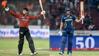 इंडियन प्रीमियर लीग के पिछले कुछ सीजन देखे जाएं तो उसमें 2 भारतीय खिलाड़ियों ने अपनी बल्लेबाजी प्रतिभा से सबसे ज्यादा सुर्खियां बटोरी हैं, जिसमें एक नाम गुजरात टाइटंस टीम के मौजूदा कप्तान शुभमन गिल और दूसरा नाम सनराइजर्स हैदराबाद टीम के धाकड़ ओपनिंग बल्लेबाज अभिषेक शर्मा का शामिल है। दोनों का आईपीएल में अब तक काफी शानदार रिकॉर्ड बल्ले से देखने को मिला है, जिसके बाद हम आपको शुभमन गिल और अभिषेक शर्मा दोनों के आईपीएल में रिकॉर्ड की तुलना करते हुए उनके आंकड़ों के बारे में बताने जा रहे हैं। इंडियन प्रीमियर लीग के पिछले कुछ सीजन देखे जाएं तो उसमें 2 भारतीय खिलाड़ियों ने अपनी बल्लेबाजी प्रतिभा से सबसे ज्यादा सुर्खियां बटोरी हैं, जिसमें एक नाम गुजरात टाइटंस टीम के मौजूदा कप्तान शुभमन गिल और दूसरा नाम सनराइजर्स हैदराबाद टीम के धाकड़ ओपनिंग बल्लेबाज अभिषेक शर्मा का शामिल है। दोनों का आईपीएल में अब तक काफी शानदार रिकॉर्ड बल्ले से देखने को मिला है, जिसके बाद हम आपको शुभमन गिल और अभिषेक शर्मा दोनों के आईपीएल में रिकॉर्ड की तुलना करते हुए उनके आंकड़ों के बारे में बताने जा रहे हैं।
