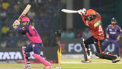 IPL 2026 का आगाज 28 मार्च से होने वाला है। इस टूर्नामेंट में एक बार फिर फैंस की नजरें वैभव सूर्यवंशी और अभिषेक शर्मा पर रहने वाली है। वैभव सूर्यवंशी आगामी आईपीएल सीजन में फिर से राजस्थान रॉयल्स का प्रतिनिधित्व करते हुए नजर आएंगे। वहीं अभिषेक शर्मा सनराइजर्स हैदराबाद के लिए खेलते हुए दिखेंगे। दोनों ही प्लेयर्स अपनी तूफानी बल्लेबाजी के लिए जाने जाते हैं। ऐसे में हम आज आपको बताएंगे कि आईपीएल में 18-18 मैच के बाद उनका रिकॉर्ड कैसा रहने वाला है। IPL 2026 का आगाज 28 मार्च से होने वाला है। इस टूर्नामेंट में एक बार फिर फैंस की नजरें वैभव सूर्यवंशी और अभिषेक शर्मा पर रहने वाली है। वैभव सूर्यवंशी आगामी आईपीएल सीजन में फिर से राजस्थान रॉयल्स का प्रतिनिधित्व करते हुए नजर आएंगे। वहीं अभिषेक शर्मा सनराइजर्स हैदराबाद के लिए खेलते हुए दिखेंगे। दोनों ही प्लेयर्स अपनी तूफानी बल्लेबाजी के लिए जाने जाते हैं। ऐसे में हम आज आपको बताएंगे कि आईपीएल में 18-18 मैच के बाद उनका रिकॉर्ड कैसा रहने वाला है।