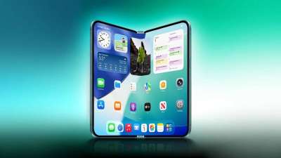 Apple के पहले फोल्डेबल iPhone का डमी यूनिट ऑनलाइन लीक हो गया है। इस डमी यूनिट में फोन के फ्रंट और बैक पैनल का पूरा डिजाइन सामने आया है। सोशल मीडिया प्लेटफॉर्म पर शेयर की गई तस्वीर में iPhone fold के बैक में वाइड फोल्डेबल डिस्प्ले देखा जा सकता है। इसके अलावा फोन में साइड पंच-होल डिजाइन वाला फोल्डेबल डिस्प्ले मिलेगा। Apple के पहले फोल्डेबल iPhone का डमी यूनिट ऑनलाइन लीक हो गया है। इस डमी यूनिट में फोन के फ्रंट और बैक पैनल का पूरा डिजाइन सामने आया है। सोशल मीडिया प्लेटफॉर्म पर शेयर की गई तस्वीर में iPhone fold के बैक में वाइड फोल्डेबल डिस्प्ले देखा जा सकता है। इसके अलावा फोन में साइड पंच-होल डिजाइन वाला फोल्डेबल डिस्प्ले मिलेगा।