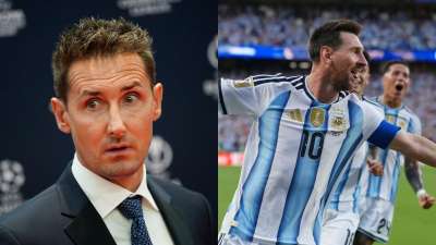 FIFA वर्ल्ड कप 2026 के खुमार में पूरी दुनिया डूबी हुई है। वर्ल्ड कप में इस बार 48 टीमें हिस्सा ले रही हैं, लेकिन सभी की नजरें फुटबॉल के तीन बड़े सितारे मेसी, एम्बाप्पे और रोनाल्डो पर टिकी हुई हैं। इस बीच अर्जेंटीना ने कप्तान मेसी की हैट्रिक की बदौलत अपने पहले ही मैच में अर्जेंटीना को 3-0 से रौंदते रिकॉर्ड्स की झड़ी लगा दी। मेसी ने पहले ही मैच में 3 गोल करते हुए फीफा वर्ल्ड कप के इतिहास में सबसे ज्यादा गोल करने के वर्ल्ड रिकॉर्ड की बराबरी कर ली। आइए जानते हैं FIFA वर्ल्ड कप के इतिहास में सबसे ज्यादा गोल करने वाले फुटबॉलर्स के बारे में.... FIFA वर्ल्ड कप 2026 के खुमार में पूरी दुनिया डूबी हुई है। वर्ल्ड कप में इस बार 48 टीमें हिस्सा ले रही हैं, लेकिन सभी की नजरें फुटबॉल के तीन बड़े सितारे मेसी, एम्बाप्पे और रोनाल्डो पर टिकी हुई हैं। इस बीच अर्जेंटीना ने कप्तान मेसी की हैट्रिक की बदौलत अपने पहले ही मैच में अर्जेंटीना को 3-0 से रौंदते रिकॉर्ड्स की झड़ी लगा दी। मेसी ने पहले ही मैच में 3 गोल करते हुए फीफा वर्ल्ड कप के इतिहास में सबसे ज्यादा गोल करने के वर्ल्ड रिकॉर्ड की बराबरी कर ली। आइए जानते हैं FIFA वर्ल्ड कप के इतिहास में सबसे ज्यादा गोल करने वाले फुटबॉलर्स के बारे में....