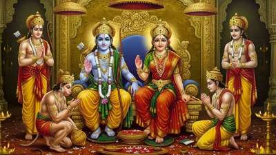 सनातन धर्म में रामदरबार की तस्वीर को केवल पूजा का माध्यम नहीं, बल्कि आदर्श परिवार, प्रेम, मर्यादा और सकारात्मक ऊर्जा का प्रतीक माना जाता है। वास्तु शास्त्र के अनुसार, अगर रामदरबार की तस्वीर सही दिशा और उचित स्थान पर लगाई जाए, तो घर में सुख-शांति, समृद्धि और पारिवारिक सौहार्द बना रहता है। आइए जानते हैं रामदरबार की फोटो से जुड़े जरूरी वास्तु नियम। सनातन धर्म में रामदरबार की तस्वीर को केवल पूजा का माध्यम नहीं, बल्कि आदर्श परिवार, प्रेम, मर्यादा और सकारात्मक ऊर्जा का प्रतीक माना जाता है। वास्तु शास्त्र के अनुसार, अगर रामदरबार की तस्वीर सही दिशा और उचित स्थान पर लगाई जाए, तो घर में सुख-शांति, समृद्धि और पारिवारिक सौहार्द बना रहता है। आइए जानते हैं रामदरबार की फोटो से जुड़े जरूरी वास्तु नियम।